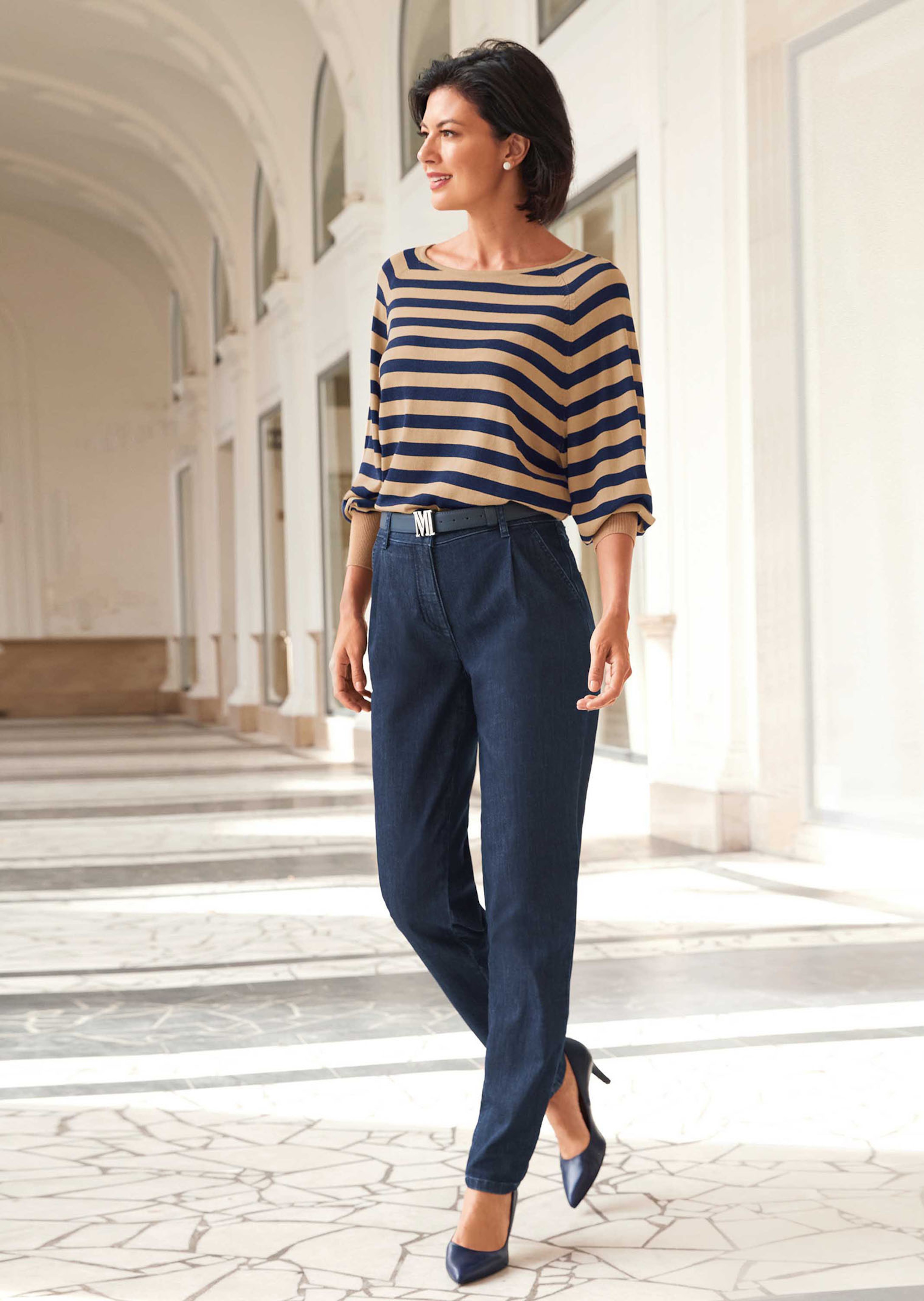Pullover met vleermuismouwen