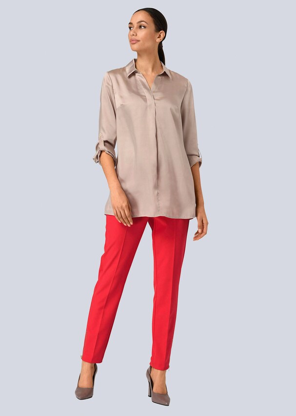 Bluse mit Hemdkragen 6