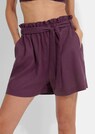 Leinen-Shorts mit Bindegürtel thumbnail 5