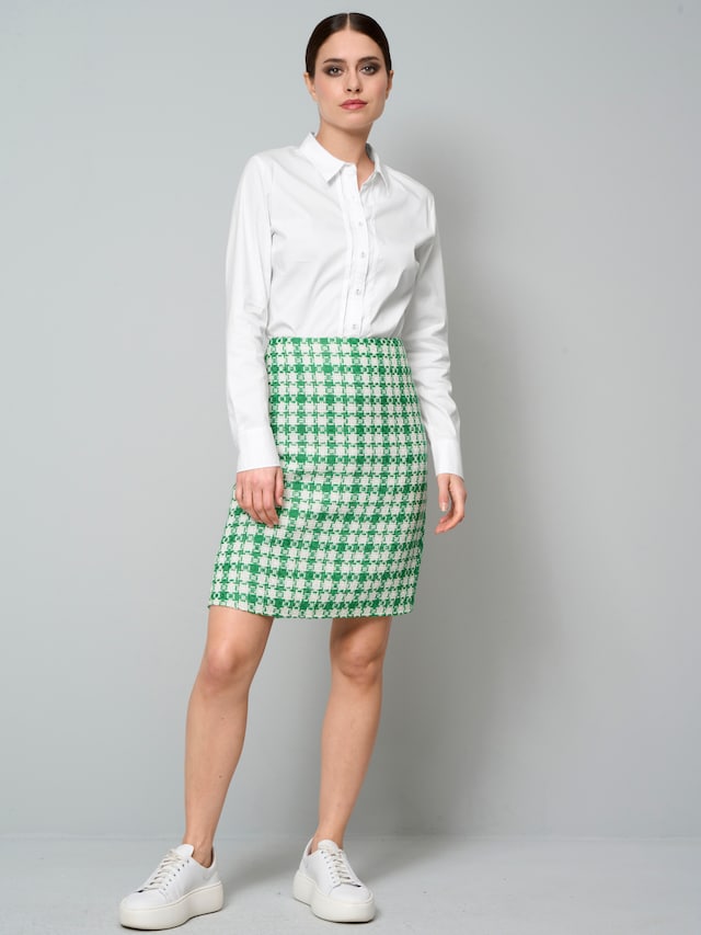 Rock mit Hahnentrittmuster 1