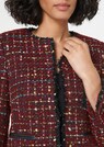 Kurzer Tweed-Blazer mit Fransen thumbnail 5