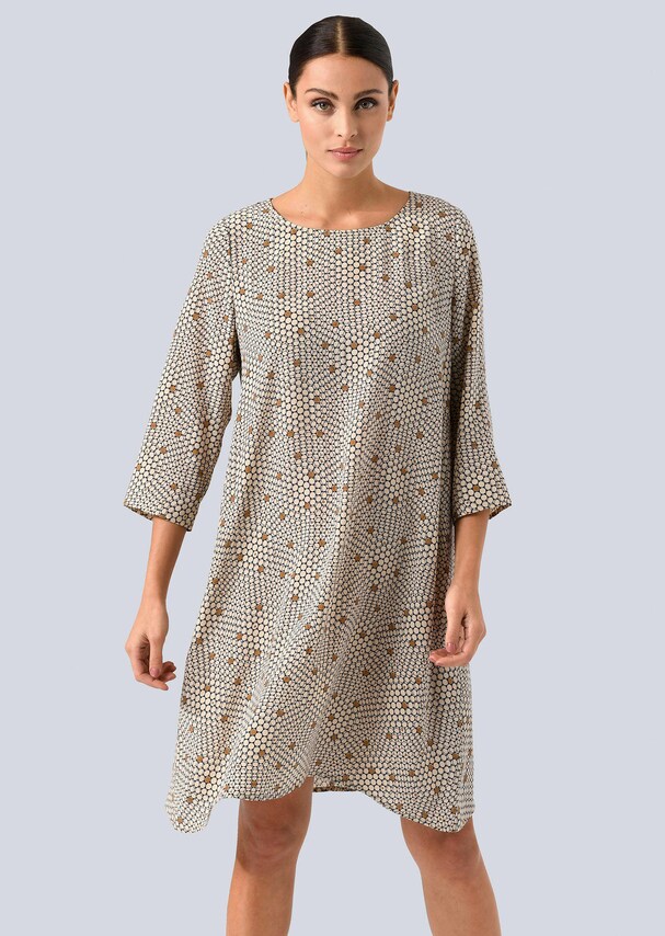 Kleid mit grafischem Druck