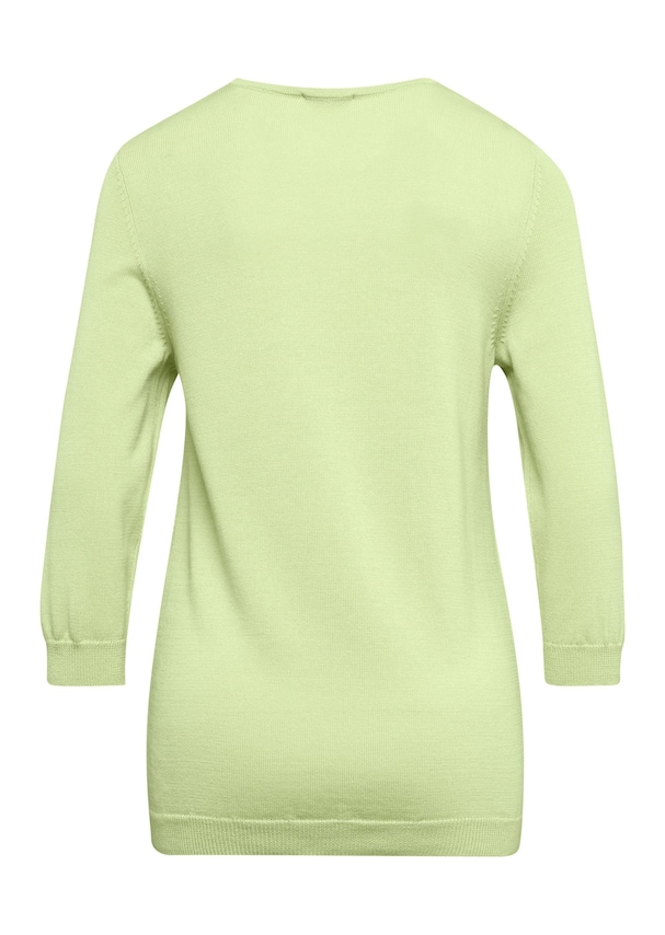 Zomerse, tricot pullover met ajourpatroon 6