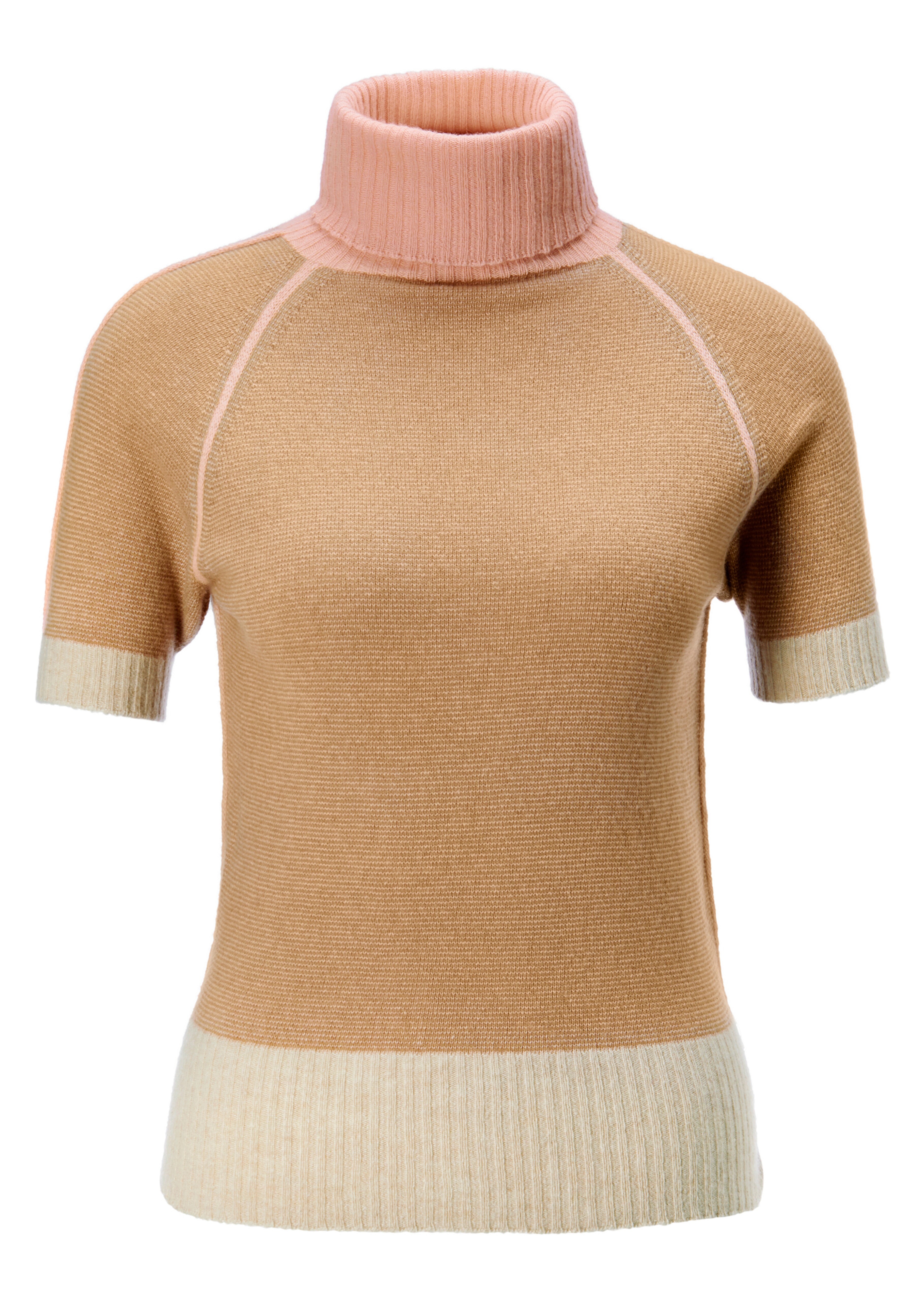 Strickpullover mit kurzen Ärmeln