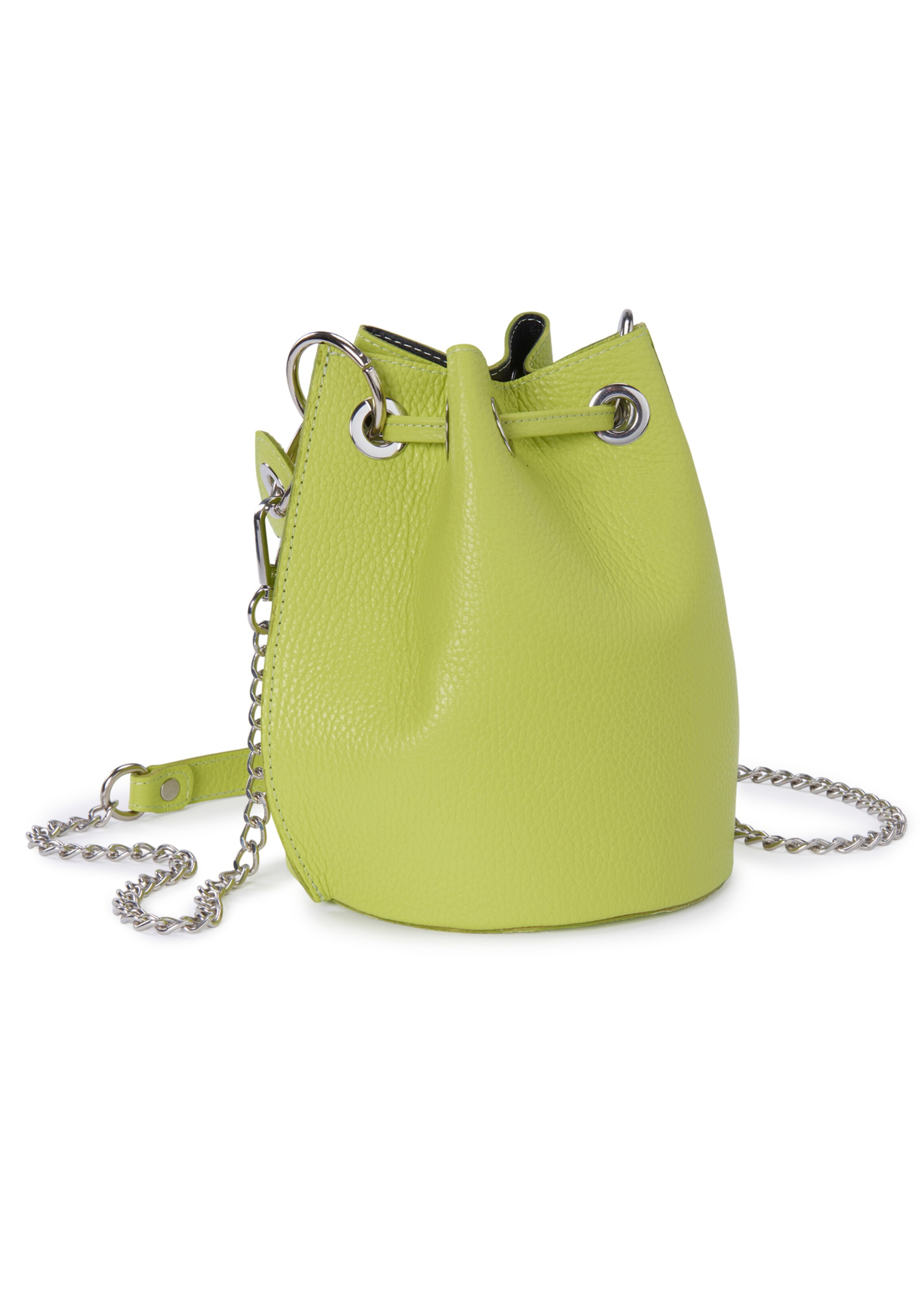 Ledertasche in Beutelform