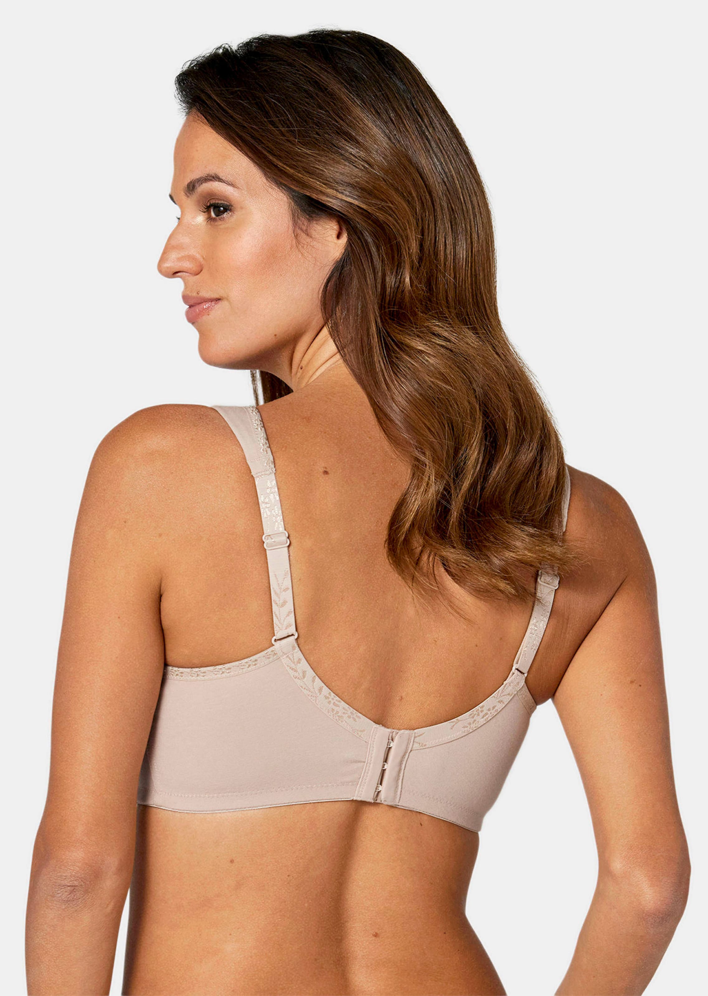 Soutien-gorge doux minimiseur avec bretelles confort - couleur chair - Gr. 105 D de Goldner Fashion