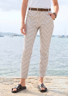 Gedessineerde jersey broek BELLA thumbnail 7