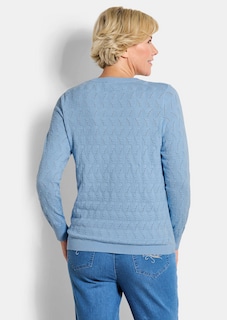 Strickpullover mit Zickzack-Zopfmuster thumbnail 3