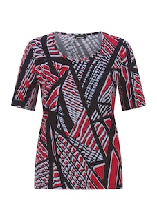 Katoenen shirt met grafische print thumbnail 6