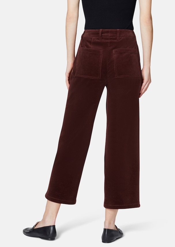 Culottes made from velvety soft fine corduroy 2