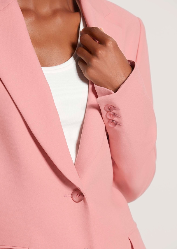 Einreihiger Blazer mit Stretchanteil 4