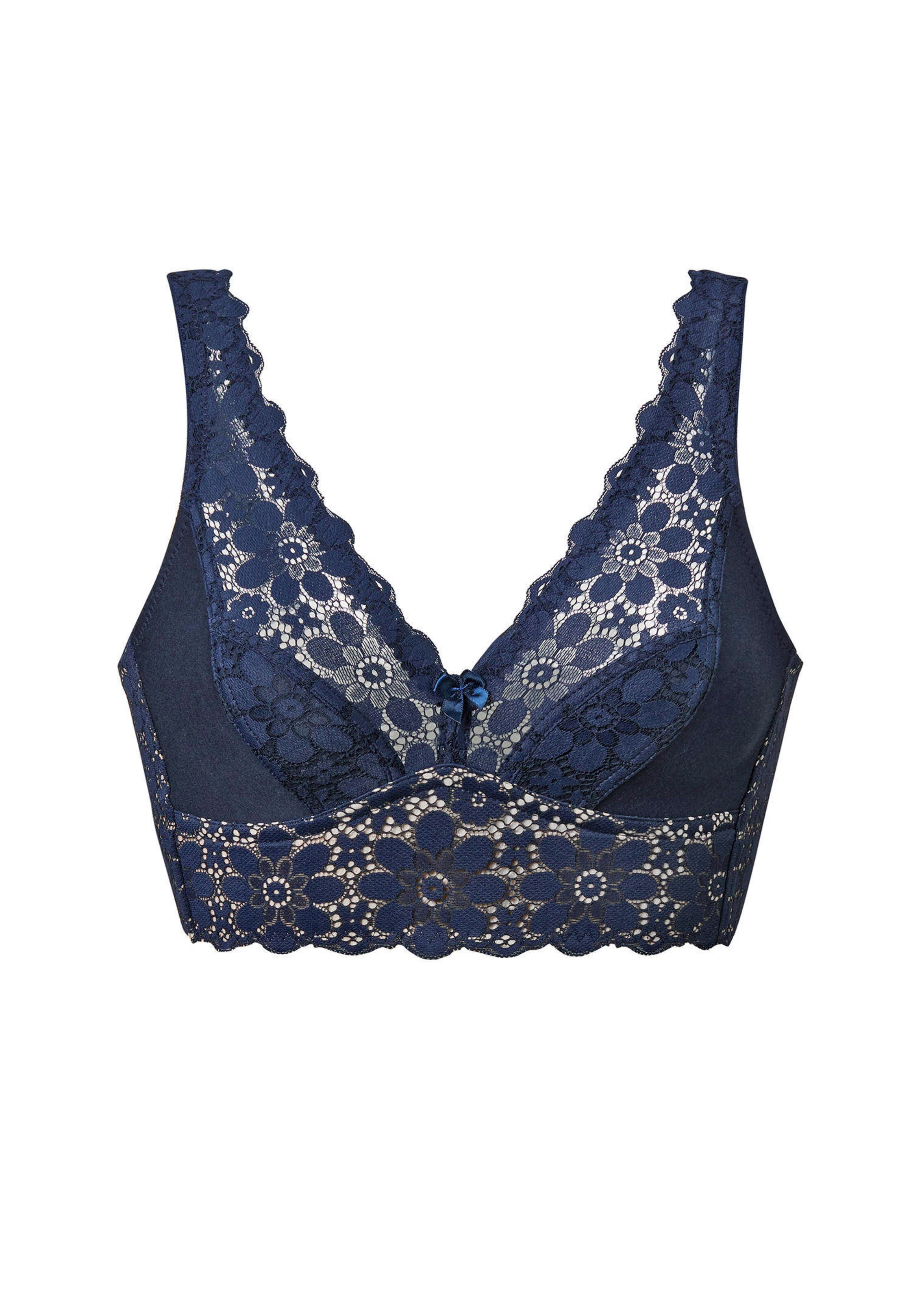 Bügelloser BH mit Baumwolle und Spitze