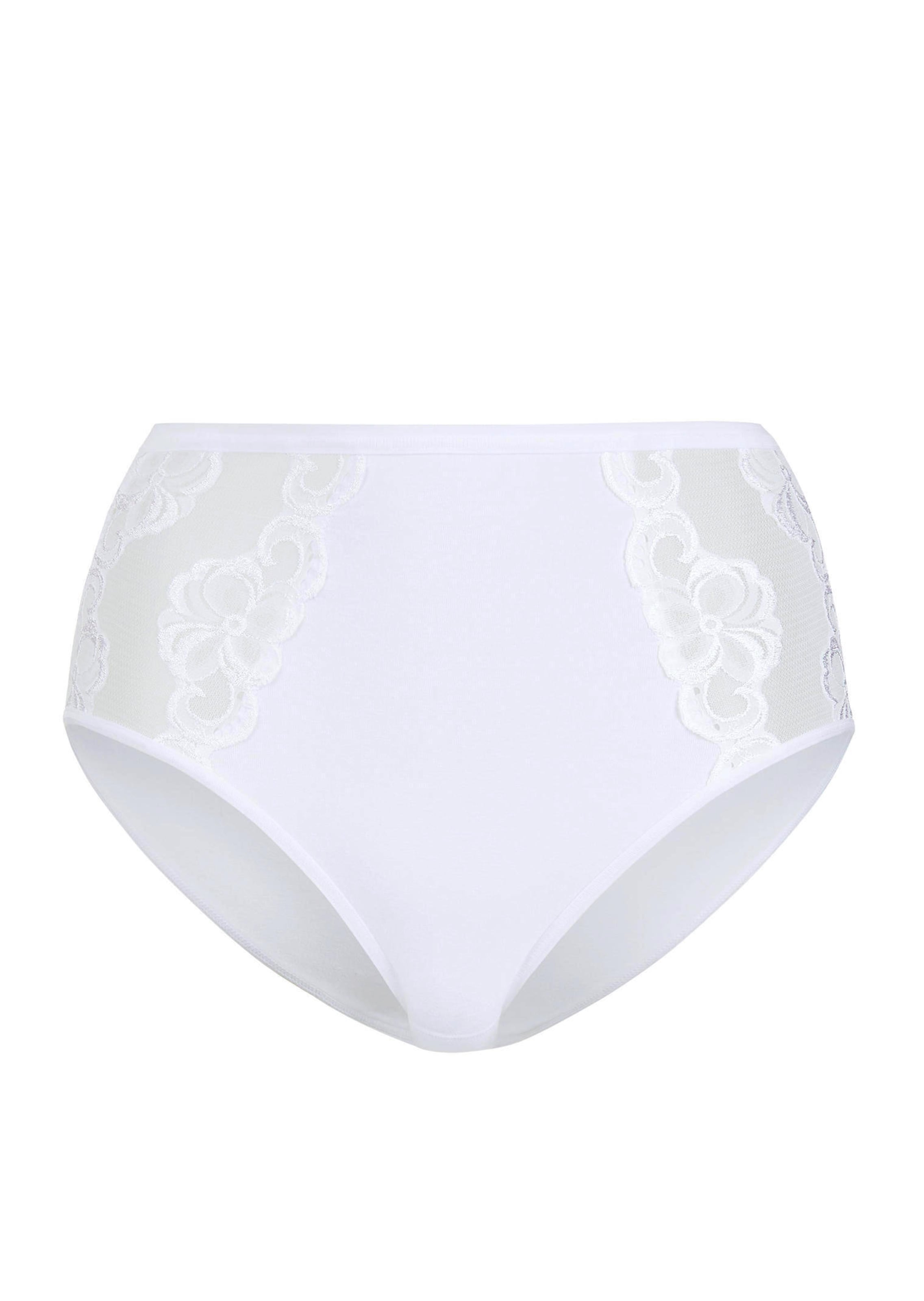 Slip gainant avec empiècement en dentelle