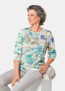 Hochwertiger Druckpullover mit 3/4-Arm von Di-Strick thumbnail 3