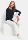 Fijn gebreide tricot pullover met boothals thumbnail 4