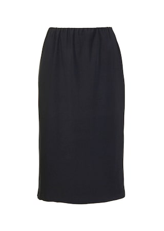 zwart Mooi te combineren rok met elastische tailleband