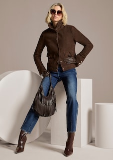 Cropped barrel jeans thumbnail 1