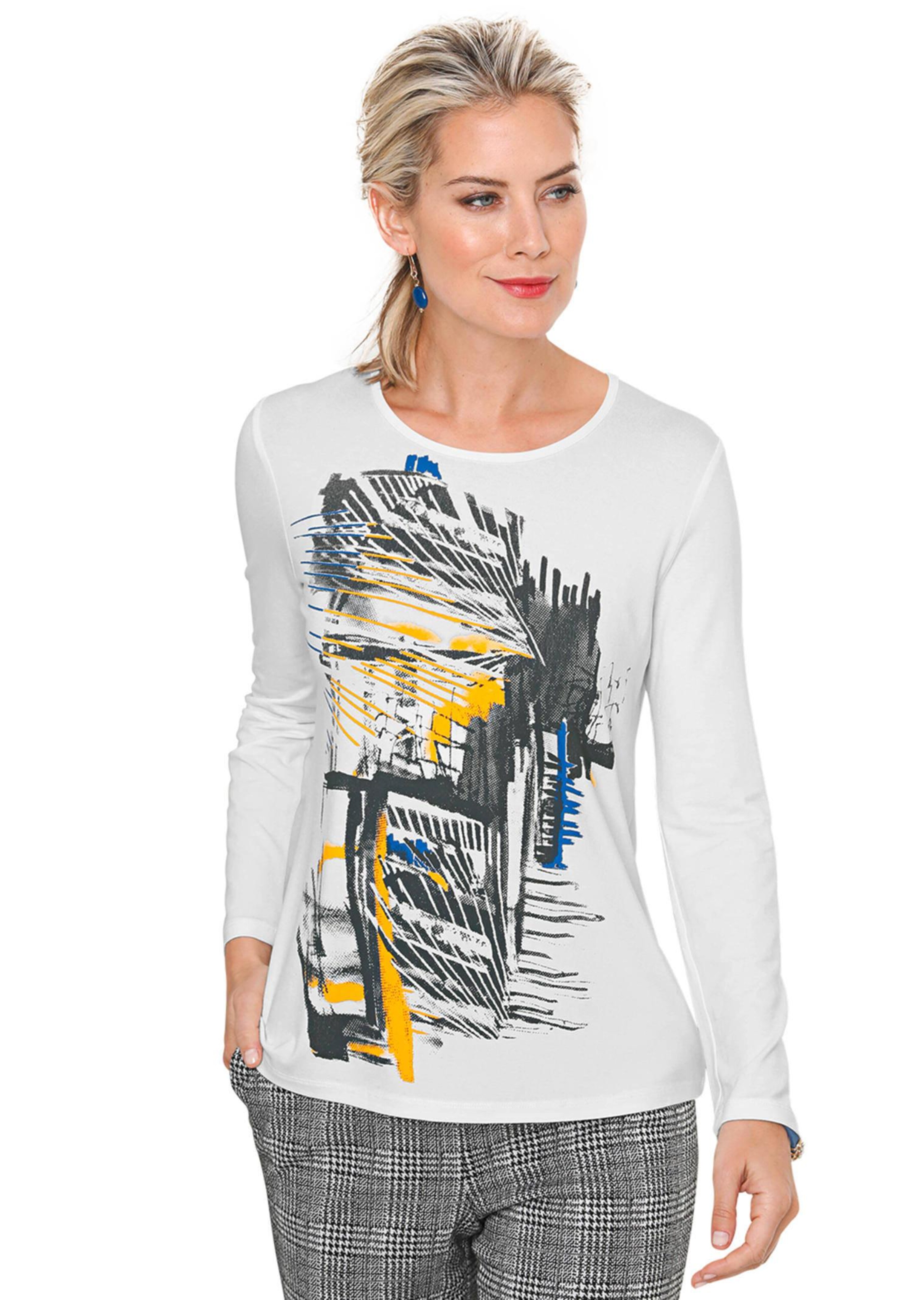 Pflegeleichtes Shirt mit modernem Druckmix