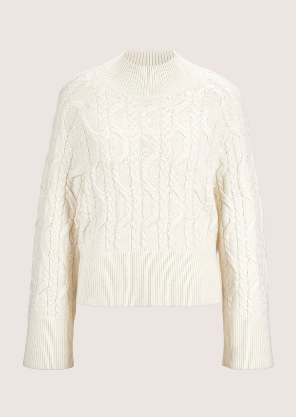 Kaschmir-Pullover mit Zopfmuster 5