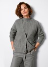 Strickjacke mit Zopfmuster in angesagten Farben thumbnail 7