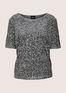 Shirt mit Pailletten und Halbarm thumbnail 6