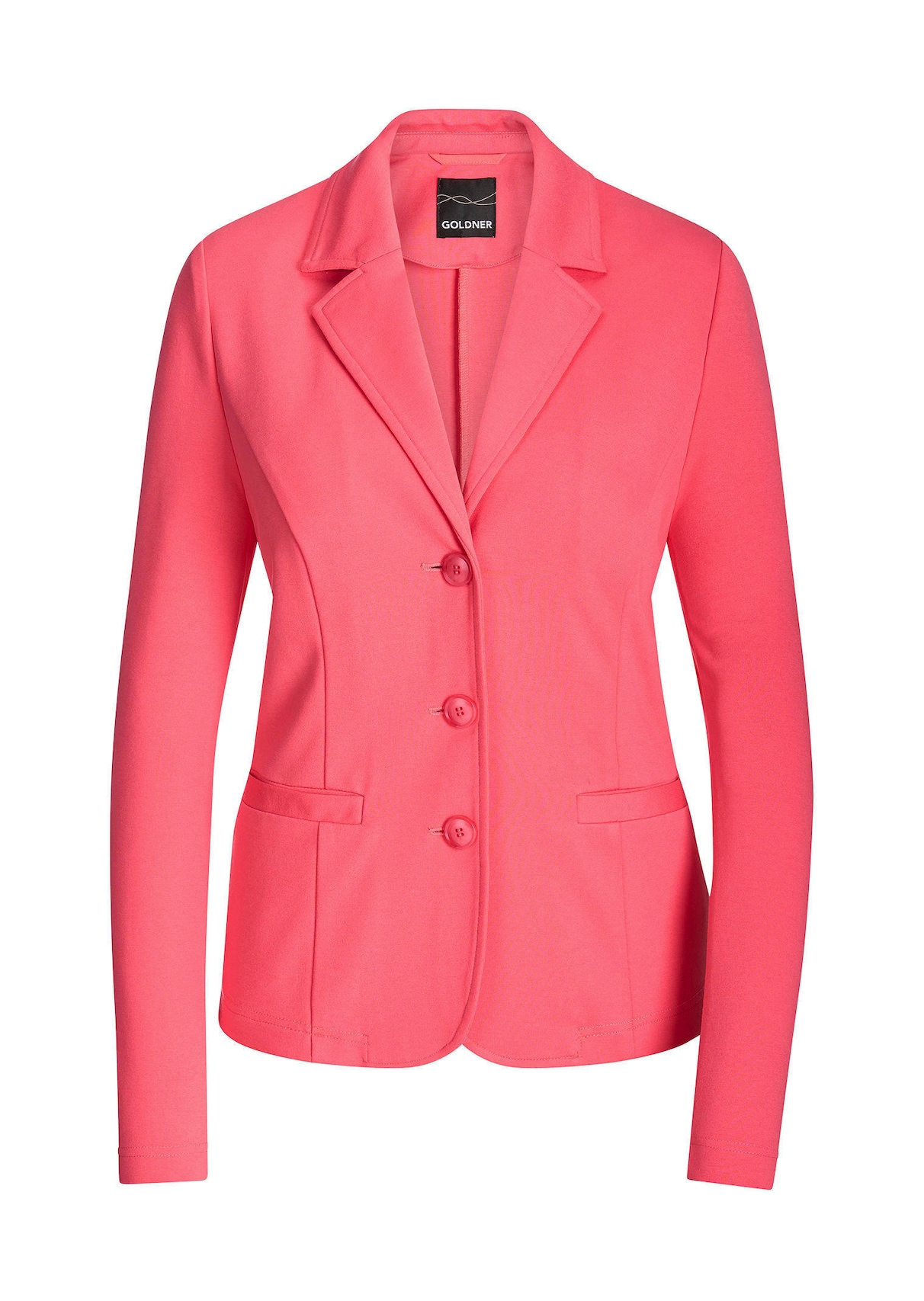 Blazer en jersey avec col tailleur