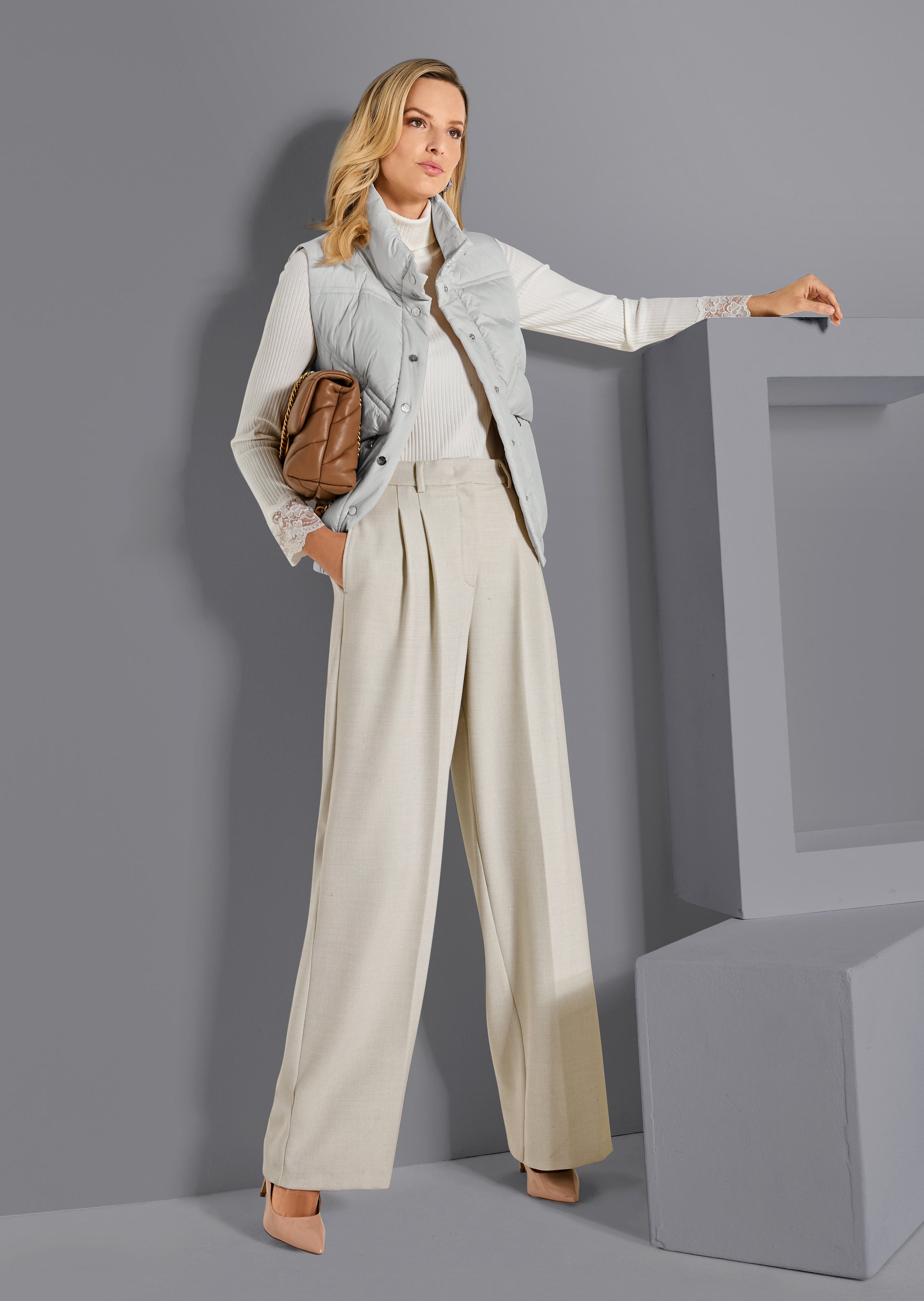 Leicht wattierte Steppweste