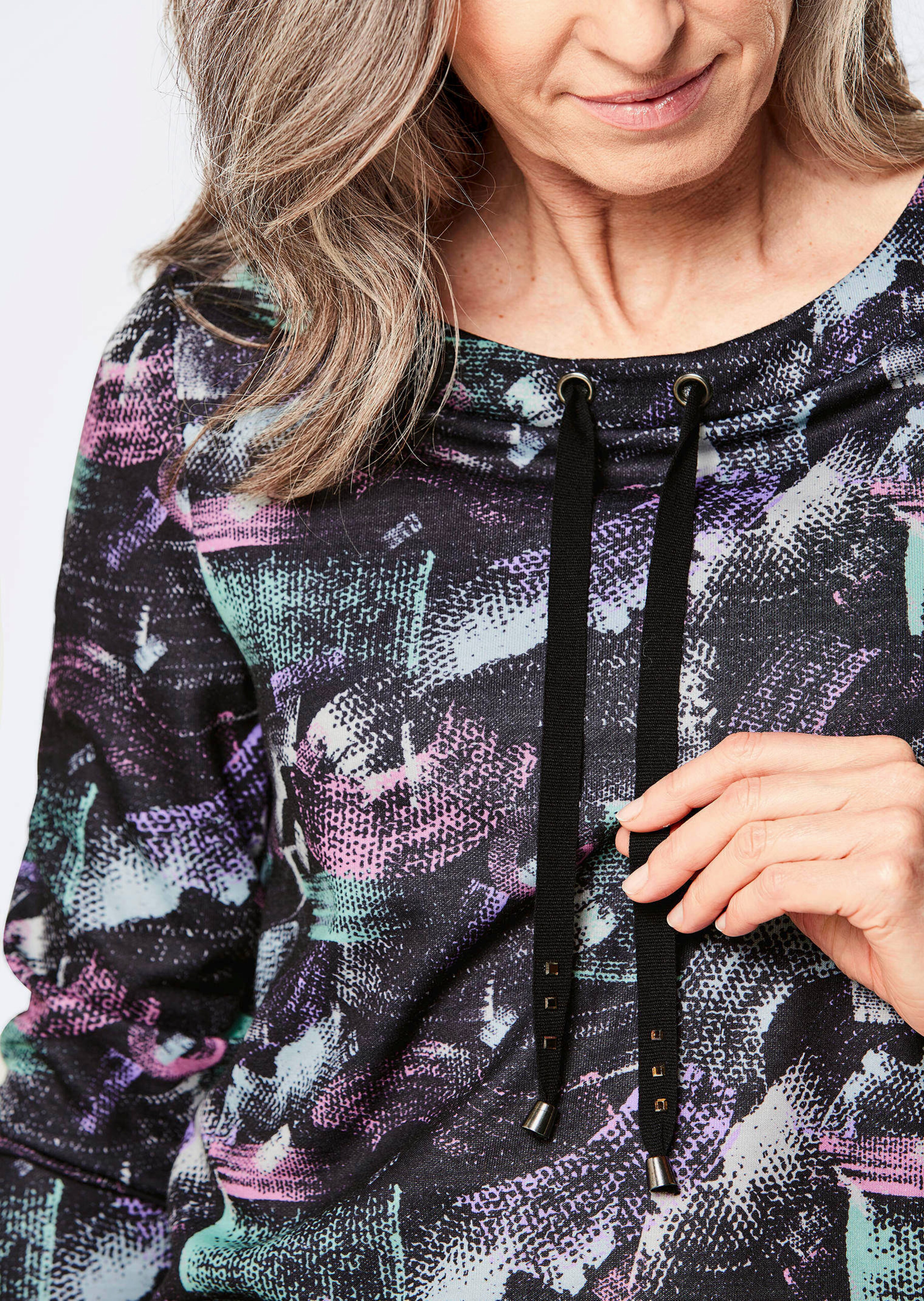 Sweatshirt met all-over print thumbnail 5