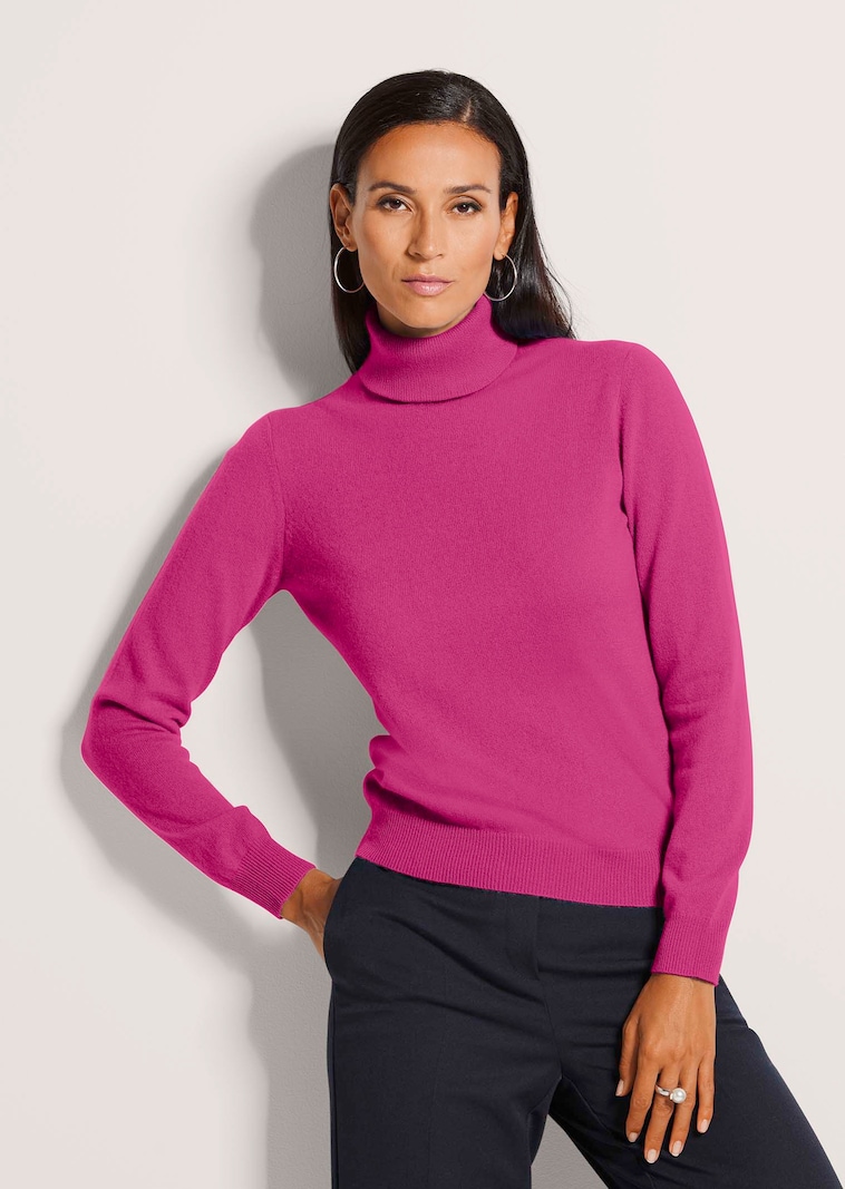 Cashmere turtle-neck jumper