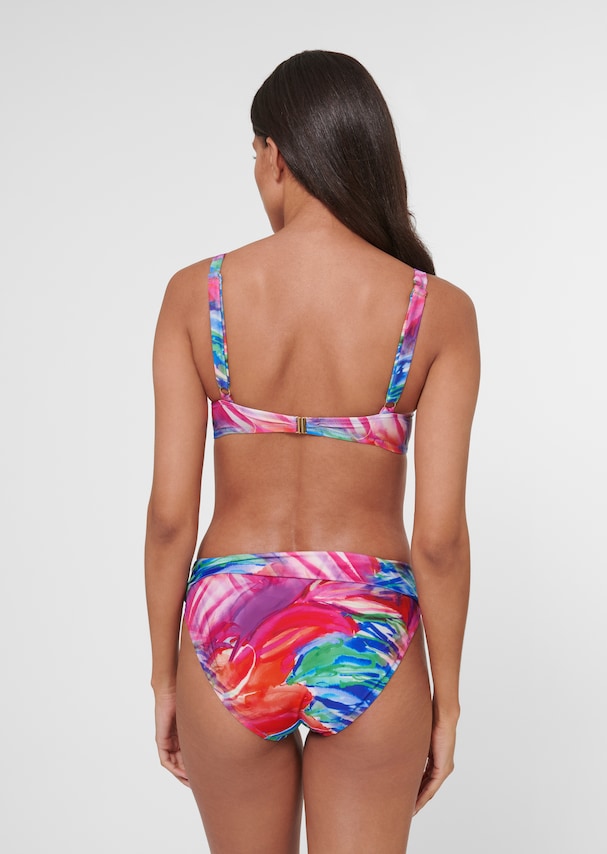 Bikini with watercolour print 2