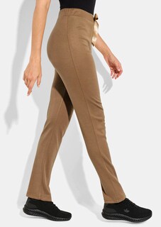 Jersey broek in tricotlook thumbnail 3