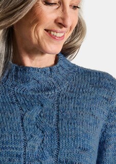 Tricot pullover met kabelpatroon thumbnail 5