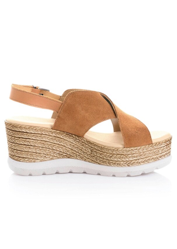 Sandalette aus Rindsvelousleder 5