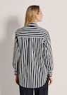 Baumwollbluse mit Streifen thumbnail 3