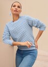 Sweatshirt mit Cloqué-Struktur thumbnail 1