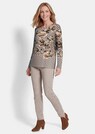 Comfortabel shirt van jersey met gouden accenten thumbnail 2