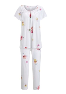 Pyjama à manches courtes motif à fleurs thumbnail 4