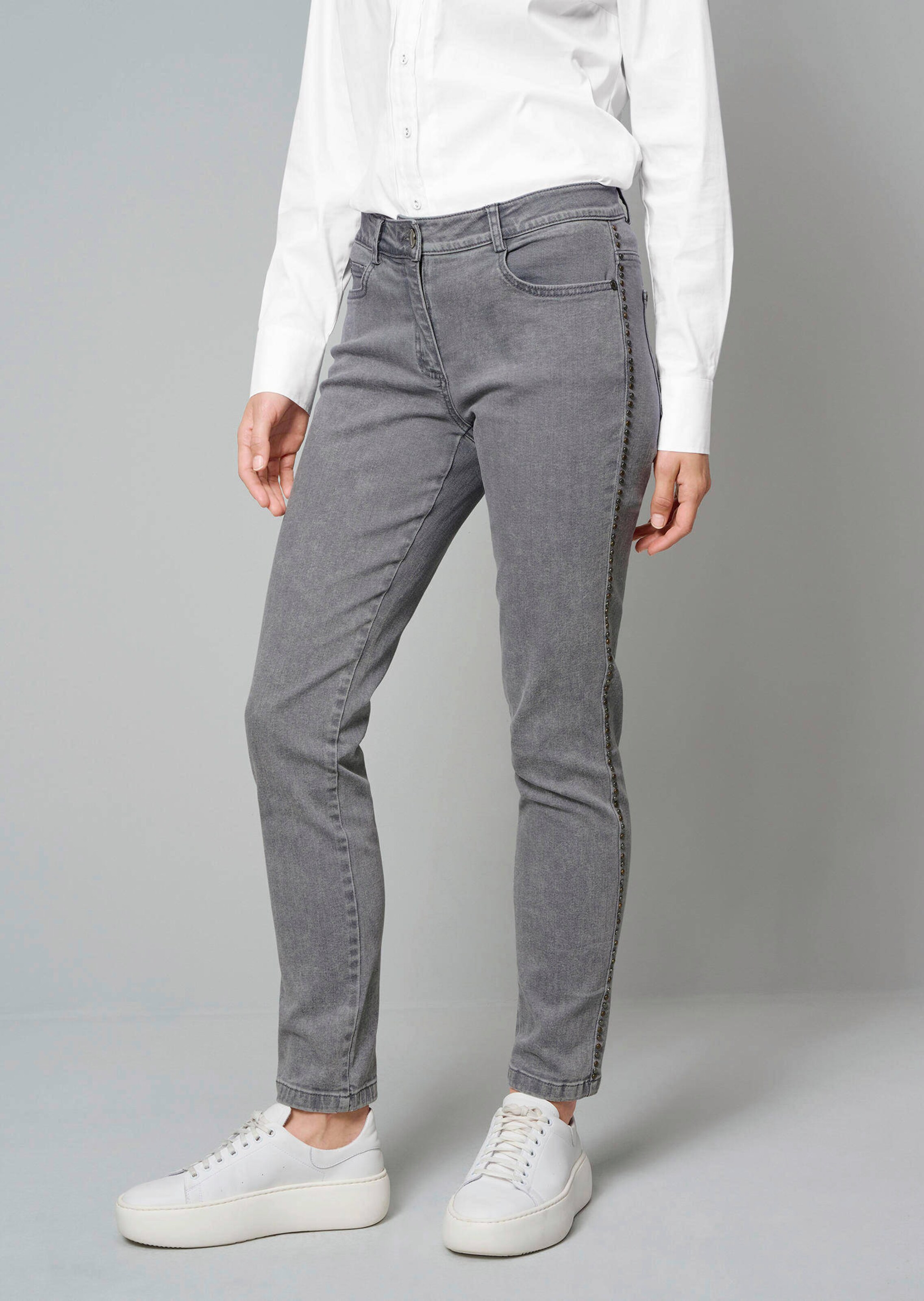 Jeans mit effektvoller Waschung