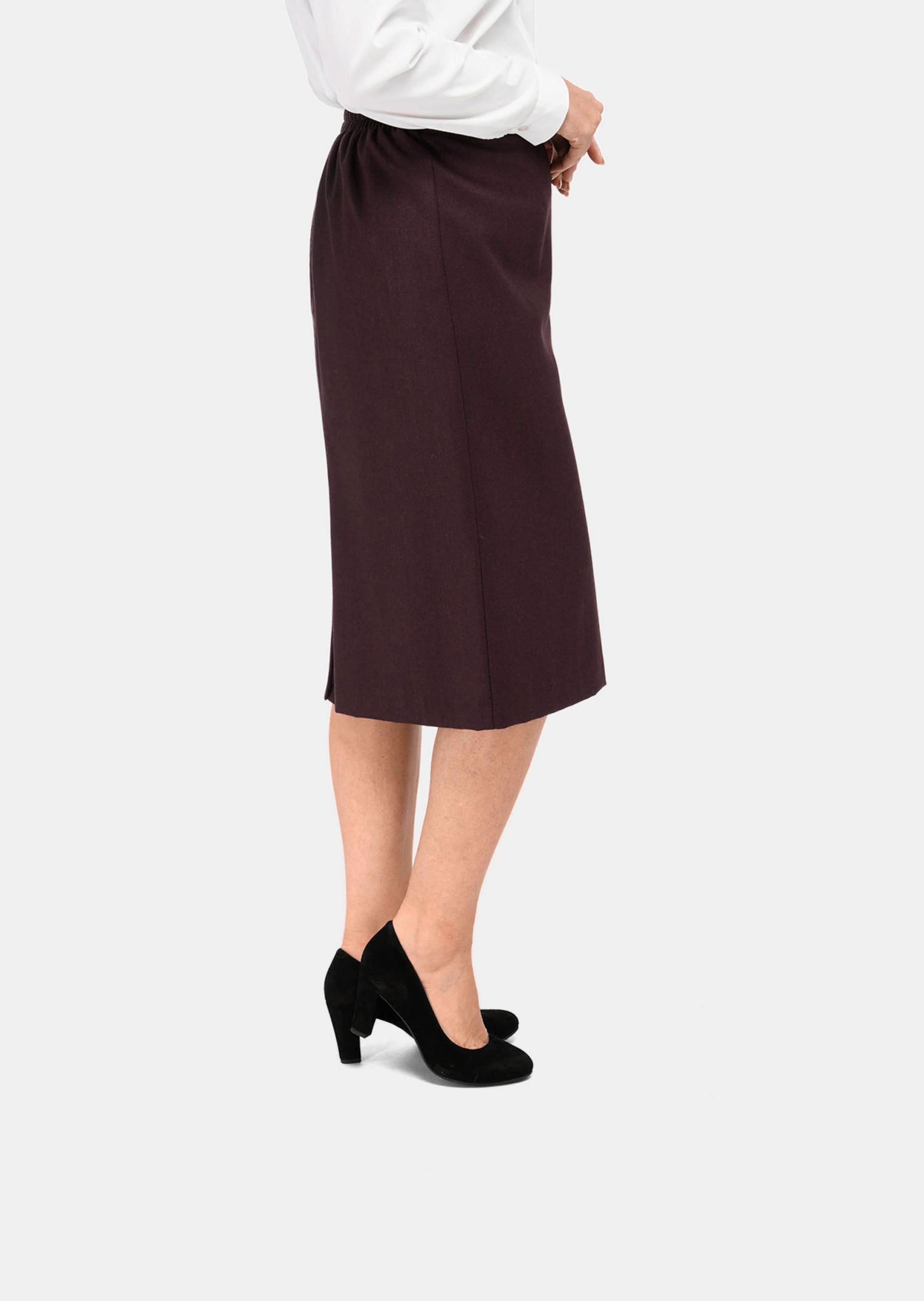 Jupe Crayon En Laine GEIGER Vintage - Taille 34 (EU) - Beige - Années 80 - Neuf Avec étiquette