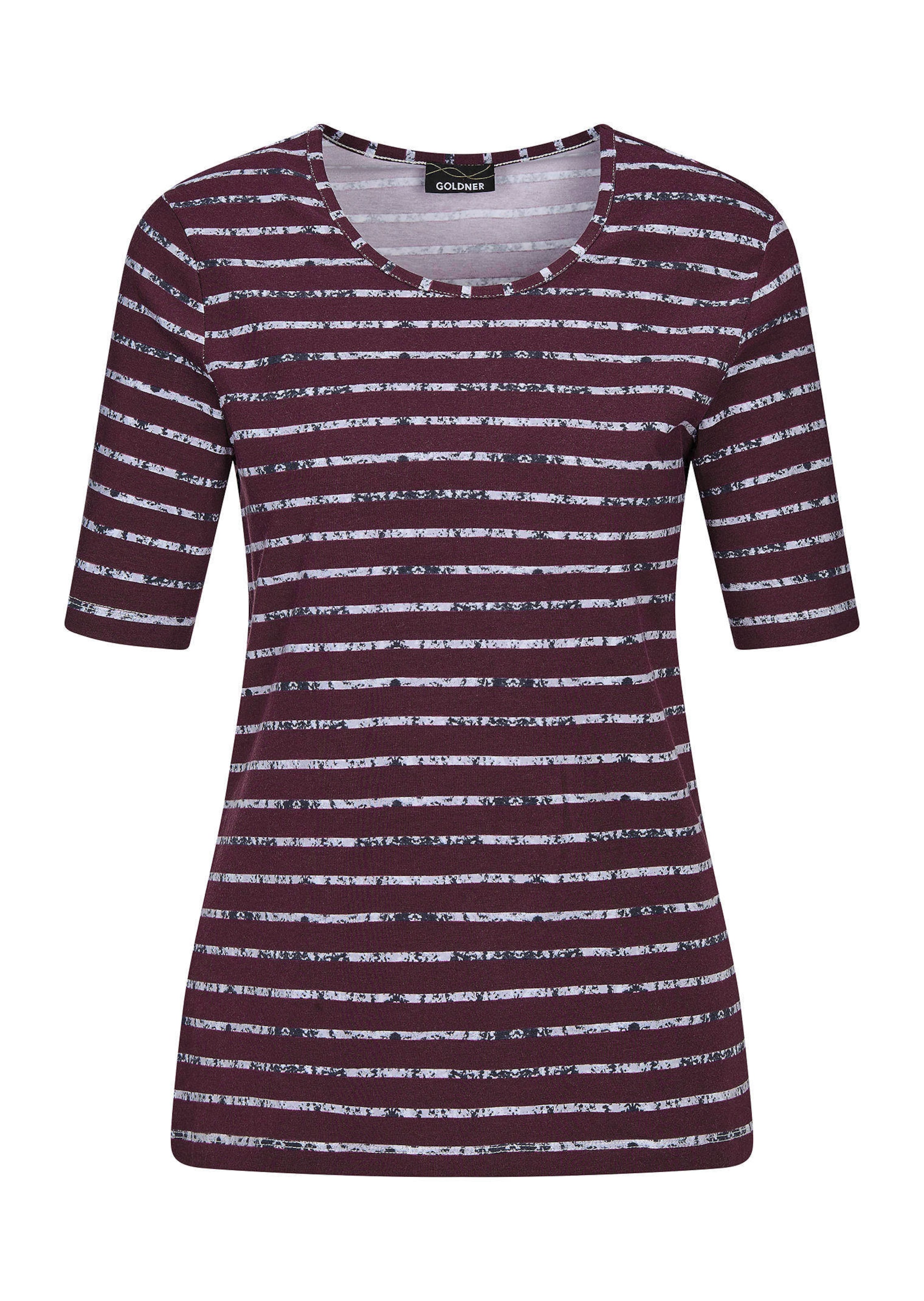 Jersey-Shirt mit Streifenmuster