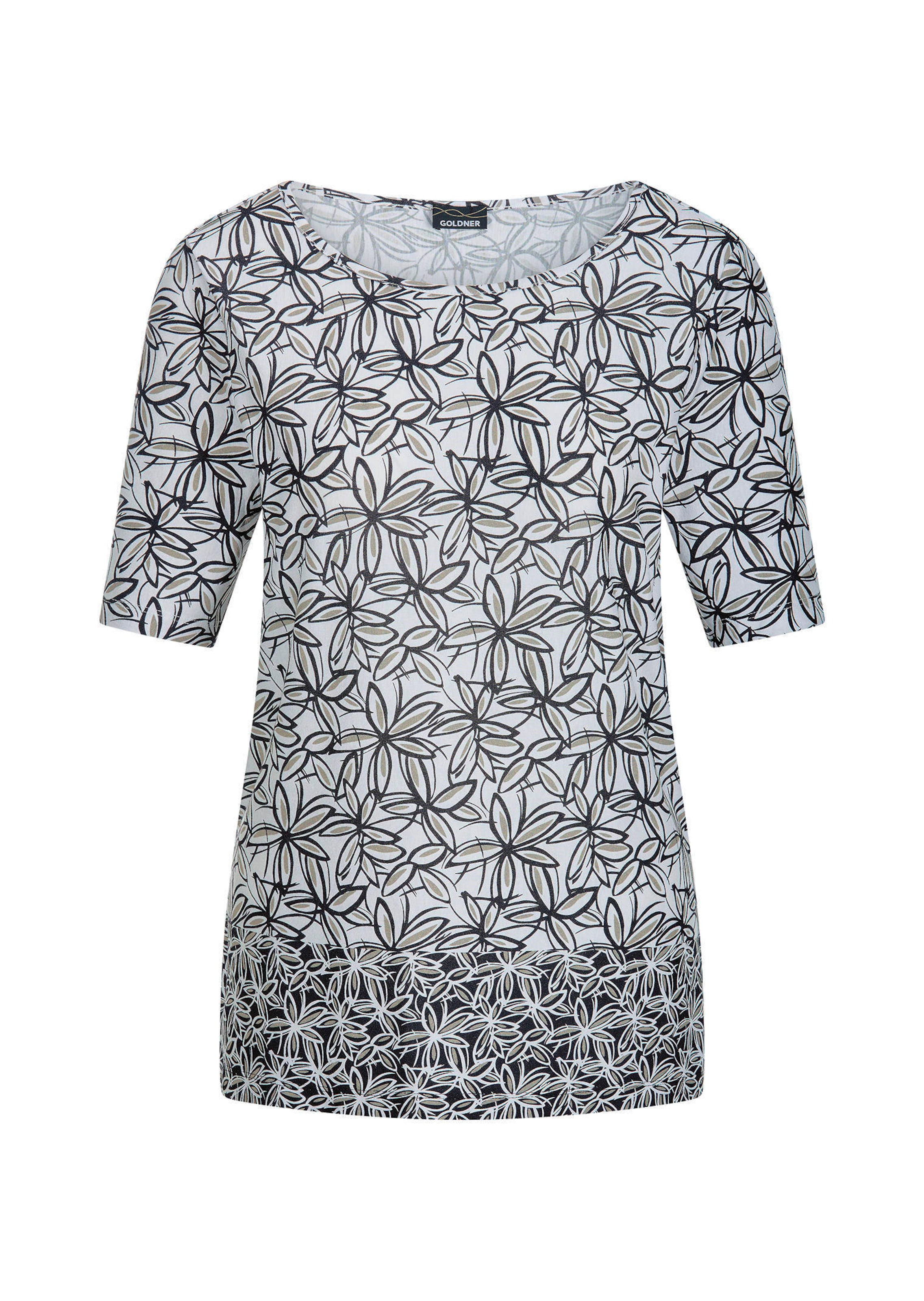 Jersey-Shirt mit Blumenprint
