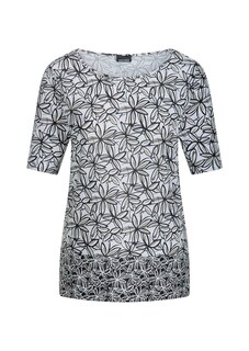 Jersey-Shirt mit Blumenprint thumbnail 6
