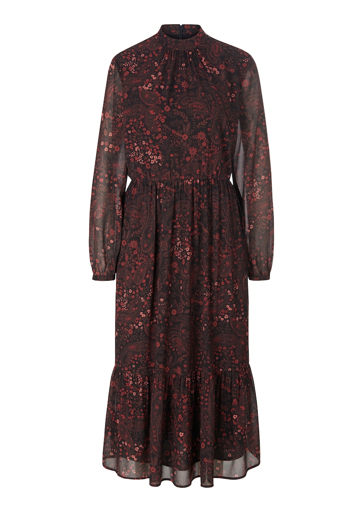 Langarm-Kleid mit Unikat-Print 5
