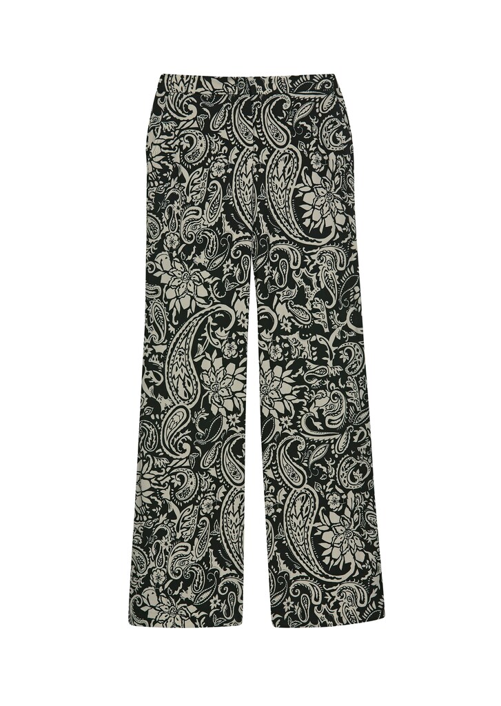 Weite Hose mit Paisley-Muster 5