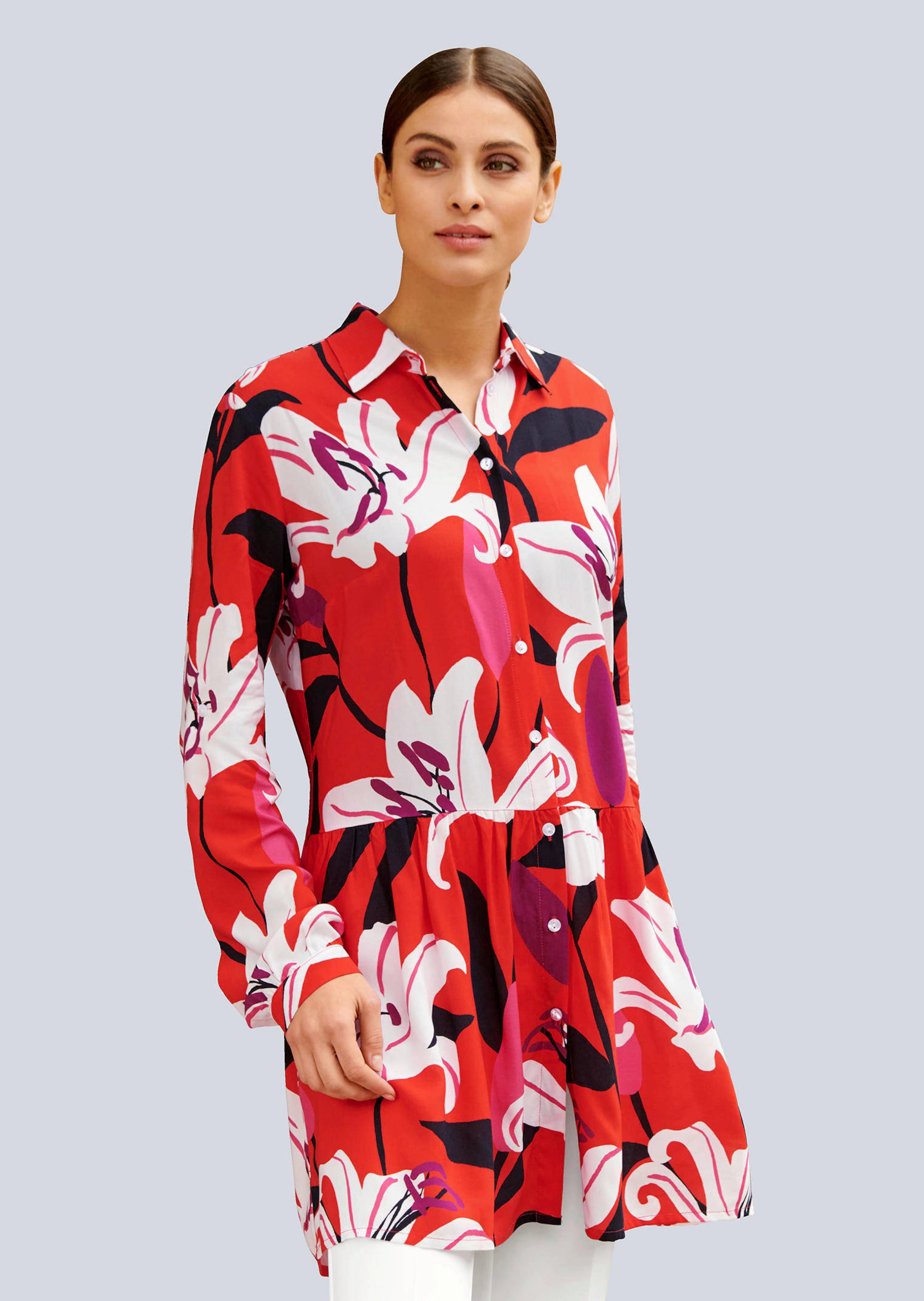 Bluse mit Hemdkragen