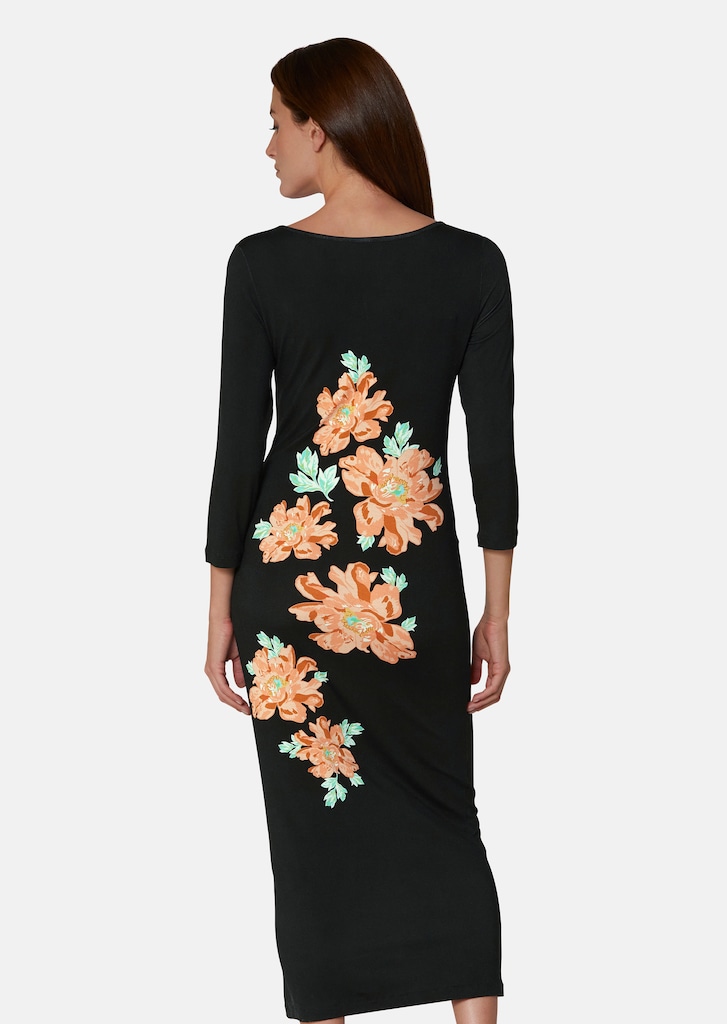Midi dress with floral print 2