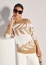 Jacquard-Pullover mit floralem Muster thumbnail 4