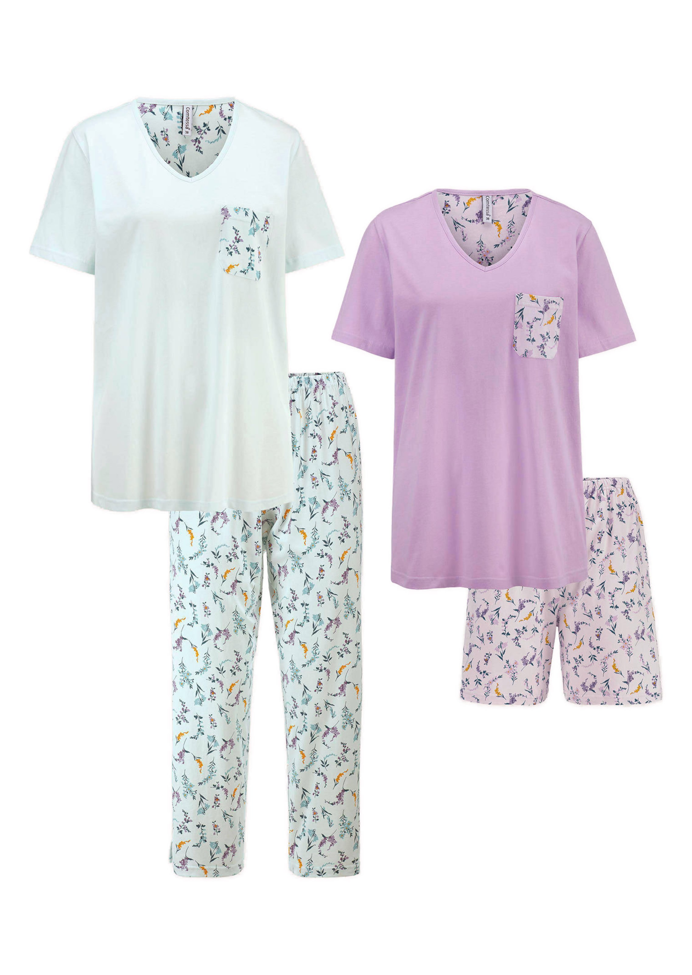 Doppelpack aus Shorty und Pyjama