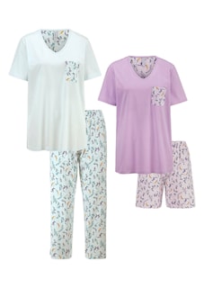 Lot de deux composé d'un pyjashort et d'un pyjama thumbnail 6