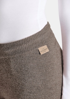 Pantalon en maille large avec une large taille élastique thumbnail 3